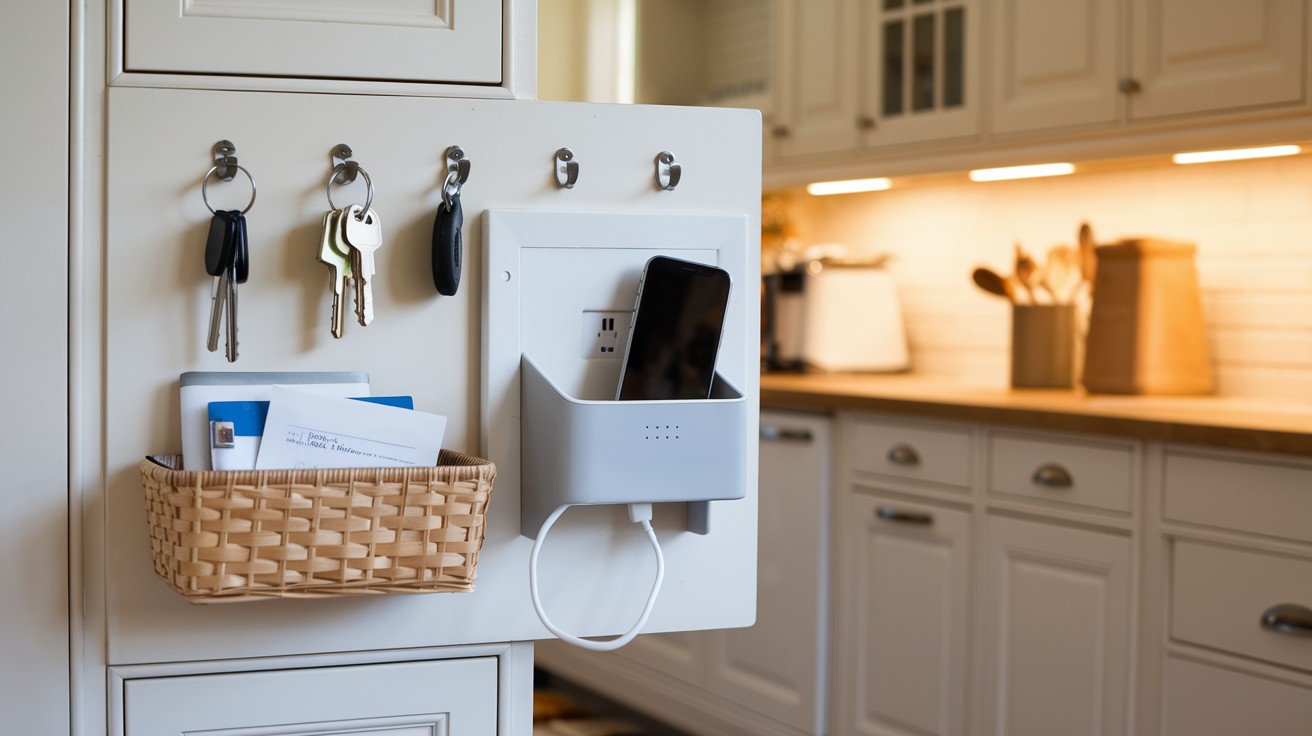 Add Key Hooks or Charging Stations