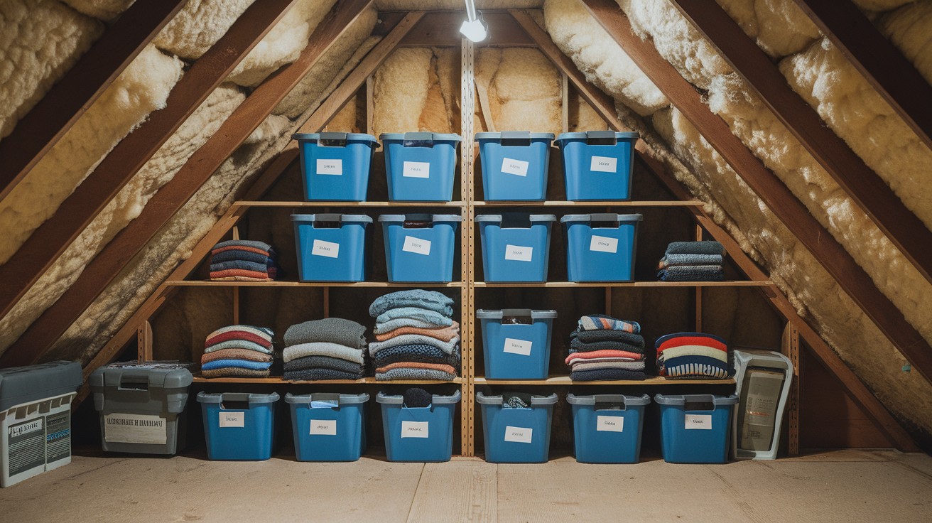 Attic Storage Needs Care