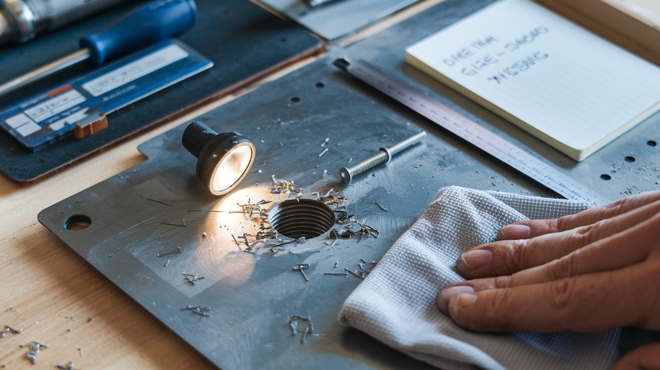 Clean and Inspect the Damaged Area