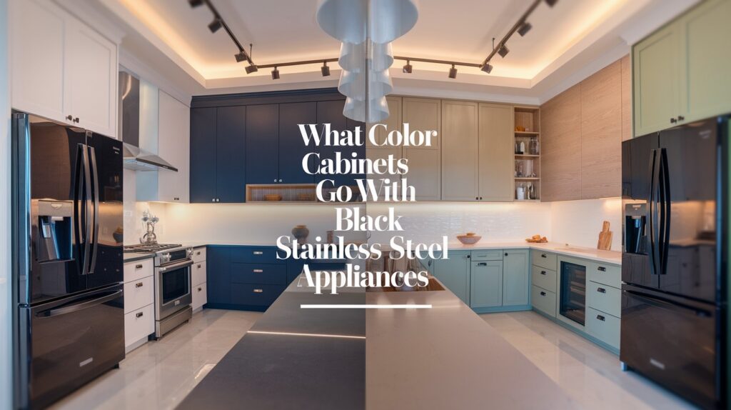 Color Cabinets Go With Black Stainless