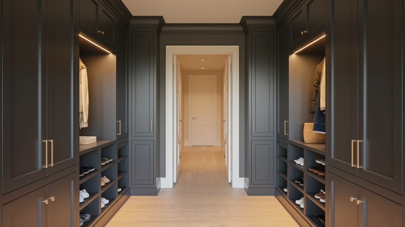 Comfortable Entryway Storage