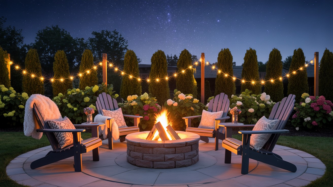 Cozy Fire Pit Gathering