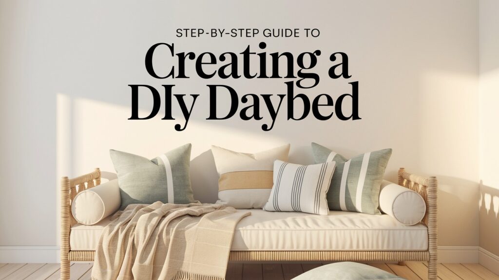 Creating a DIY Daybed