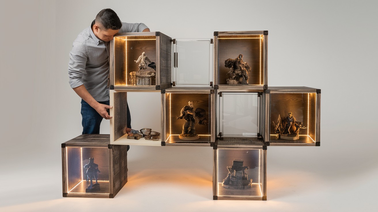 Cube Shelf Display