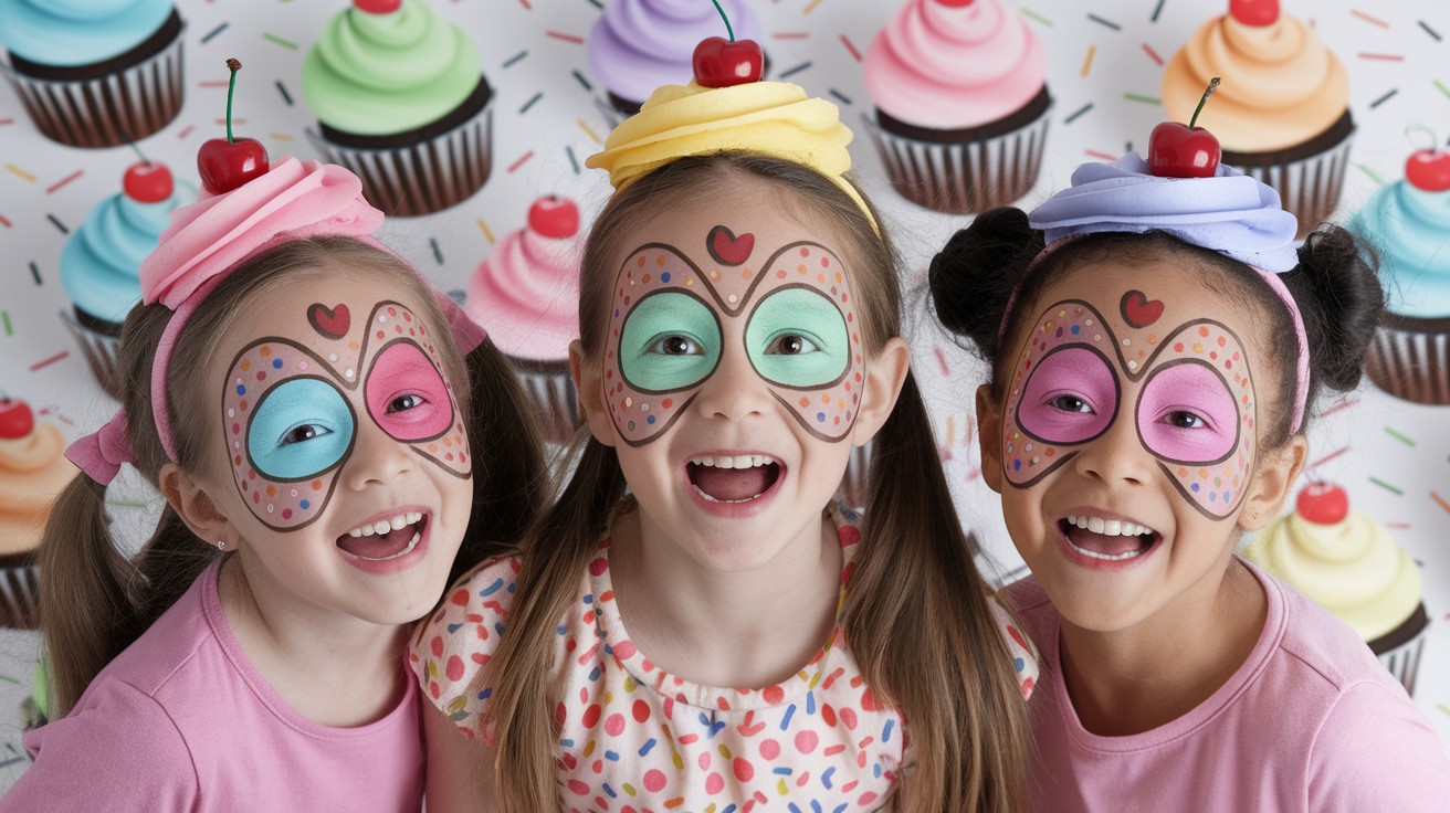 Cupcake Face Paint