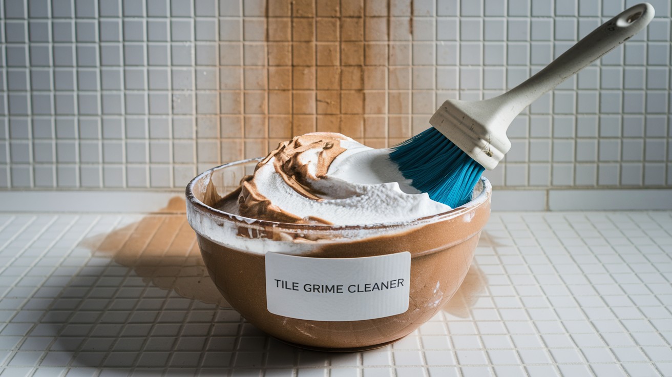 DIY Bleach-Free Tile Cleaner
