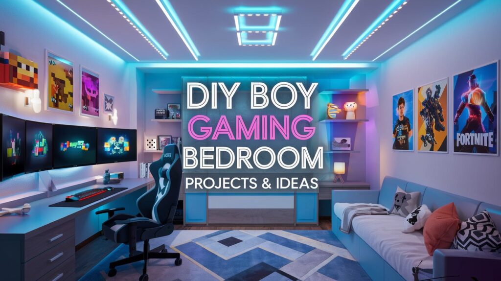 DIY Boy Gaming Bedroom