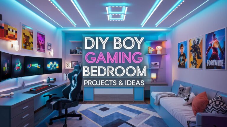 29 DIY Boy Gaming Bedroom Projects & Ideas - WillyHomes