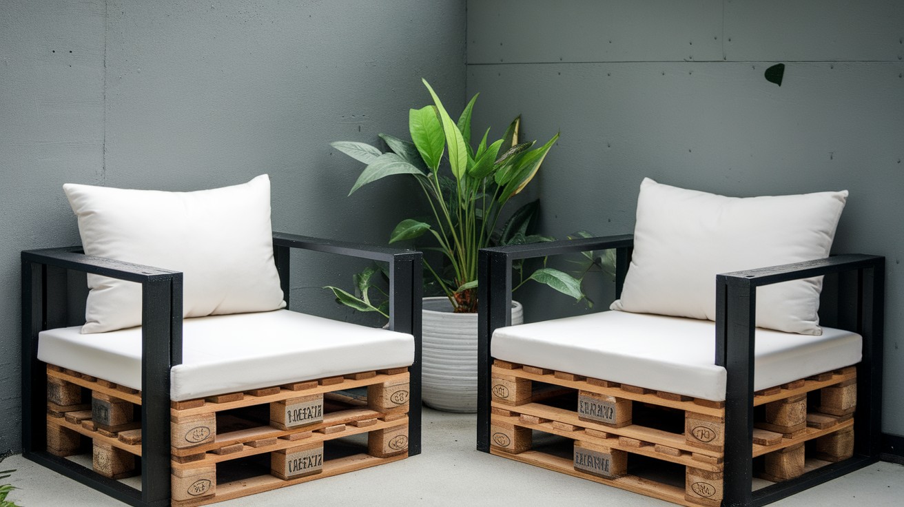 DIY Pallet Furniture Painted