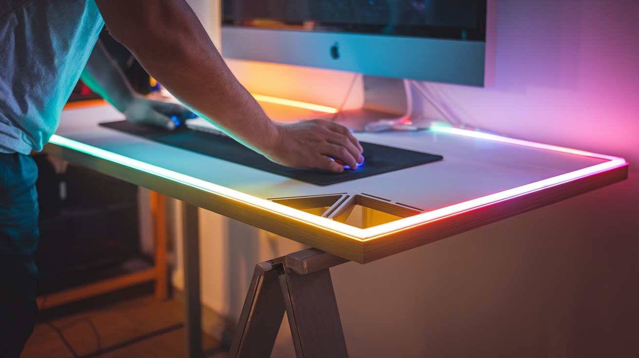 DIY RGB Gaming Desk