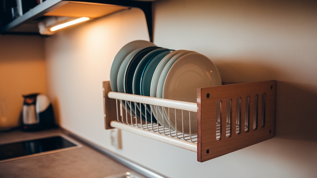 Dish Drainer Plate Wall Mount
