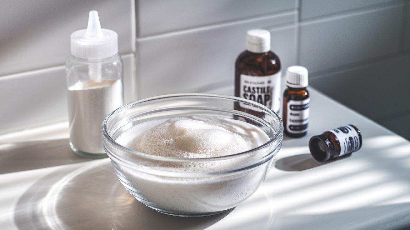 Foaming Shower Cleaner with Baking Soda