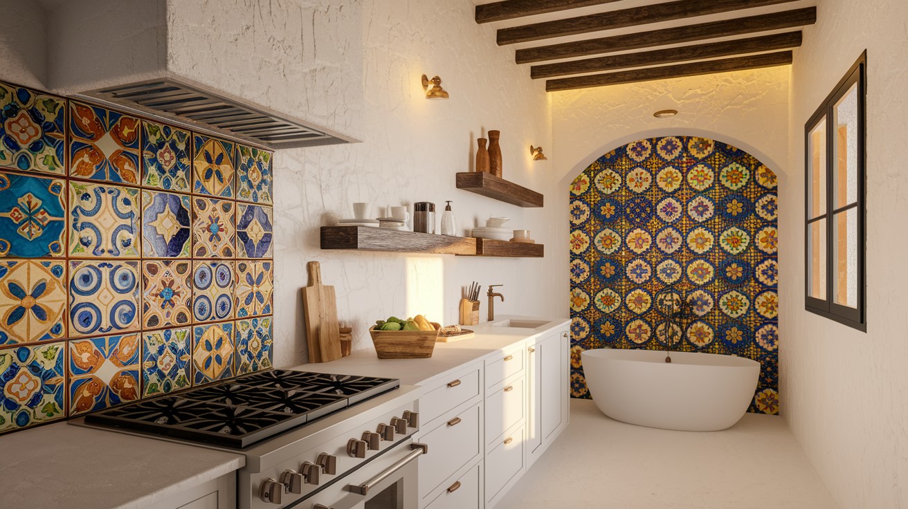 Hand-Painted Tiles and Patterns