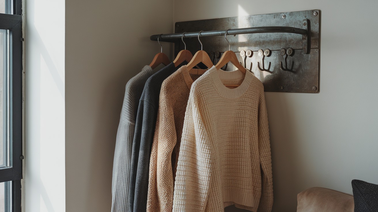 Hanging Racks Maximize Wall Space
