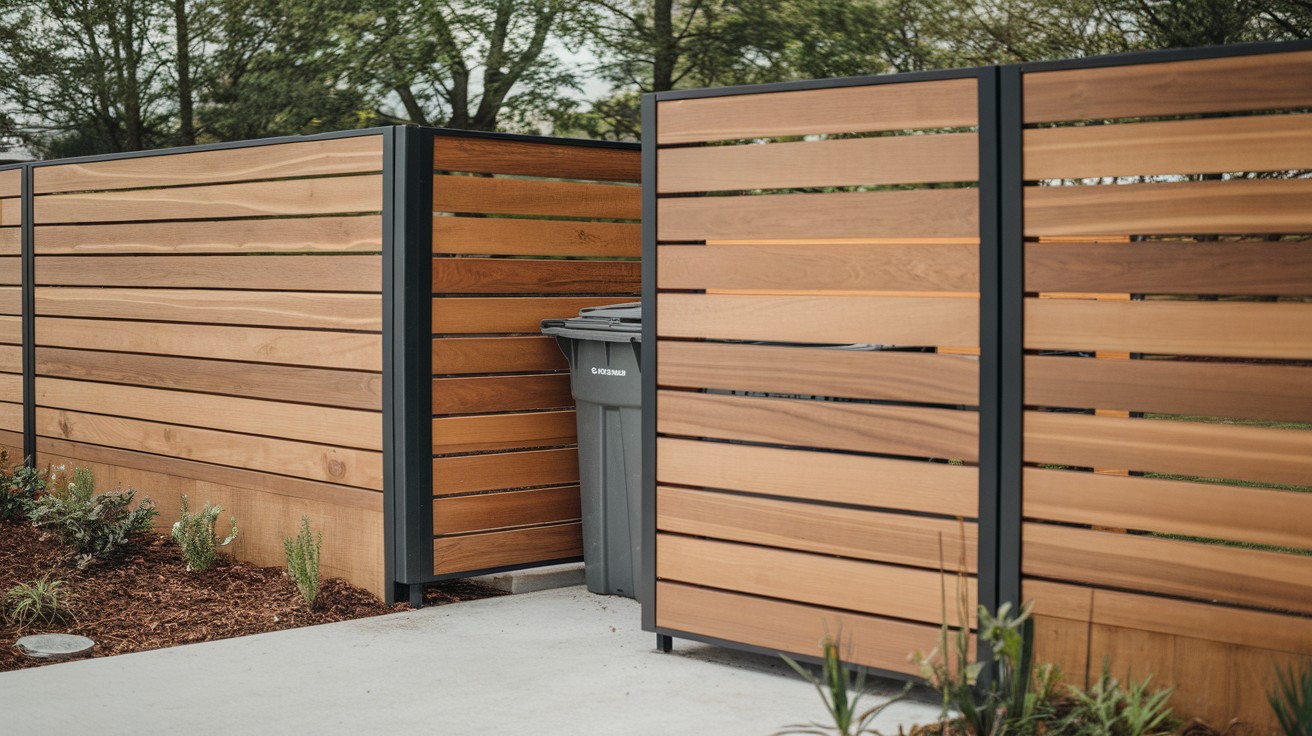 Horizontal Slat Fence