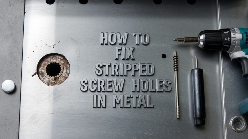 How to Fix Stripped Screw Holes