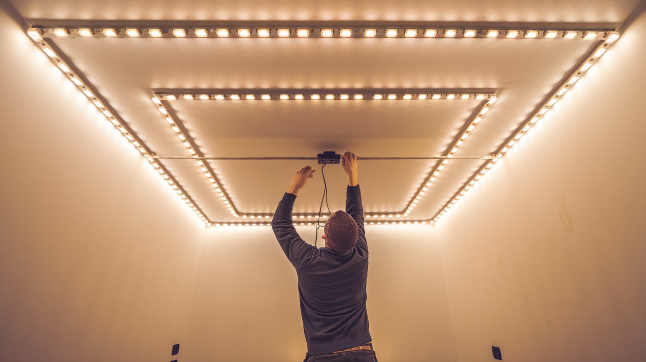 LED Strip Ceiling Border