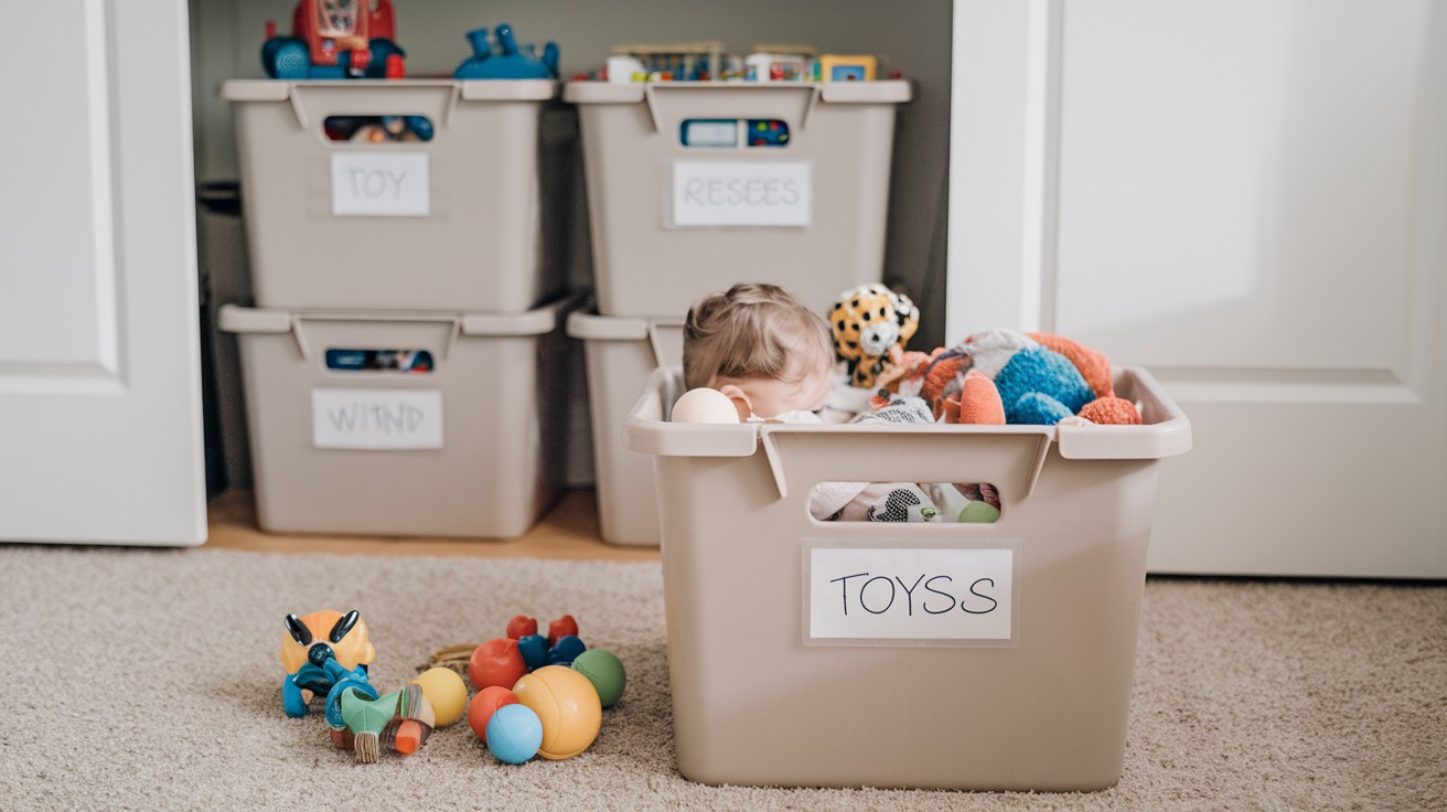 Large Toy Rotation Bins