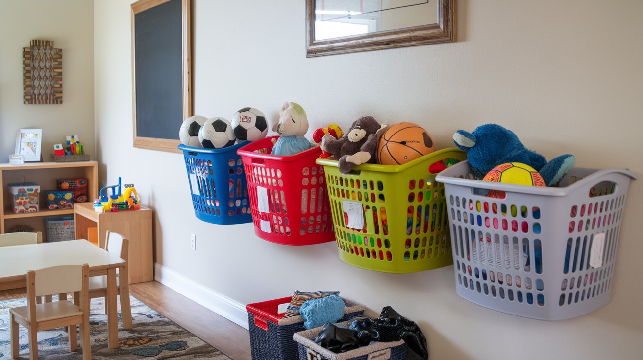 Laundry Basket Wall