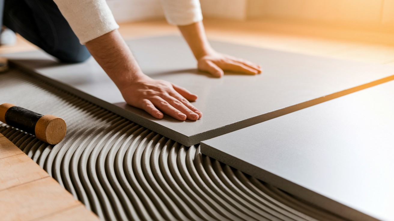 Lay Down the Cement Board