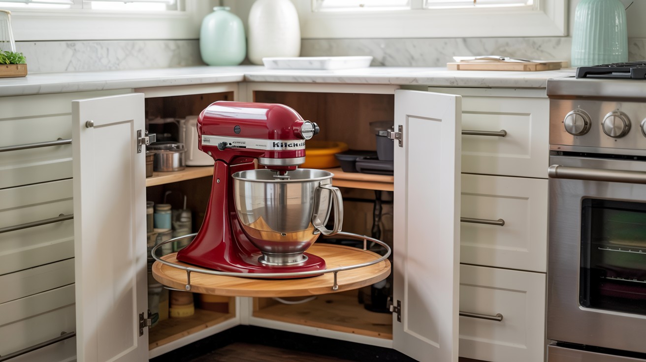 Lazy Susan in Corner Cabinet
