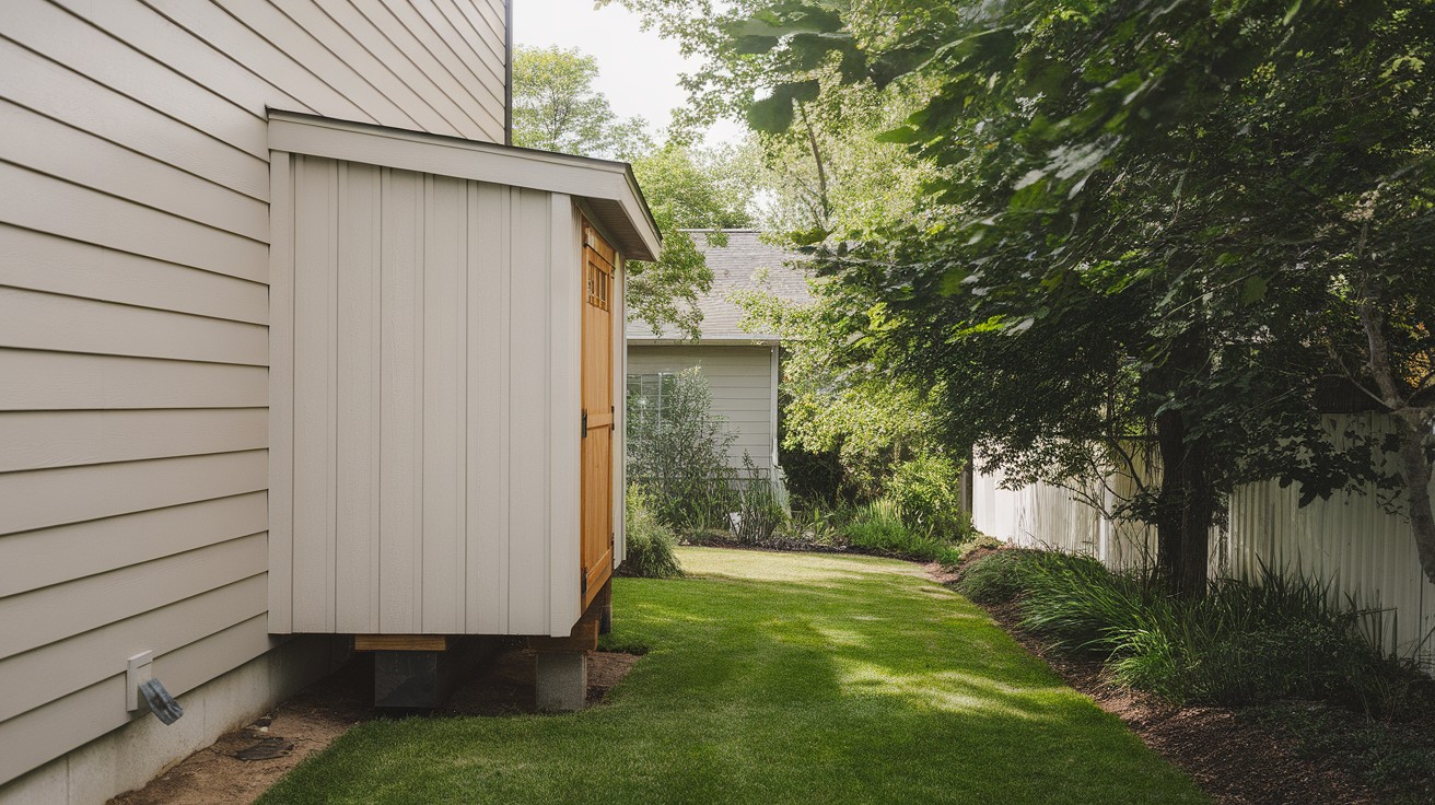 Lean-To Pallet Shed