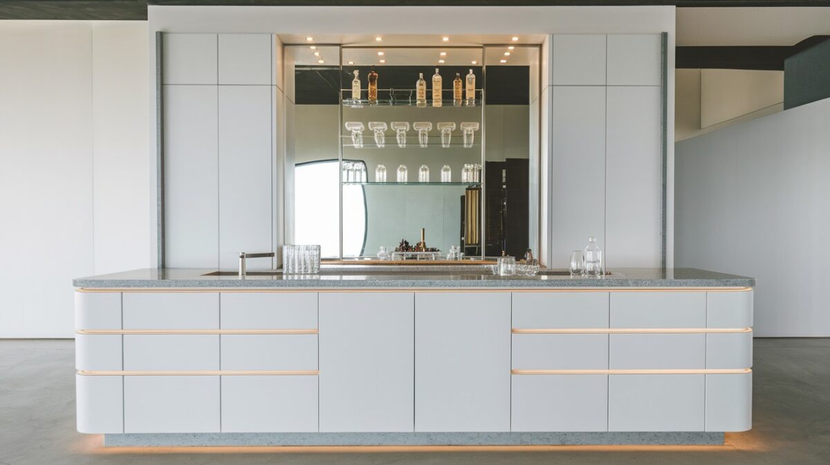 View of Wet Bar Basement: 15 Ideas + Real Costs - WillyHomes