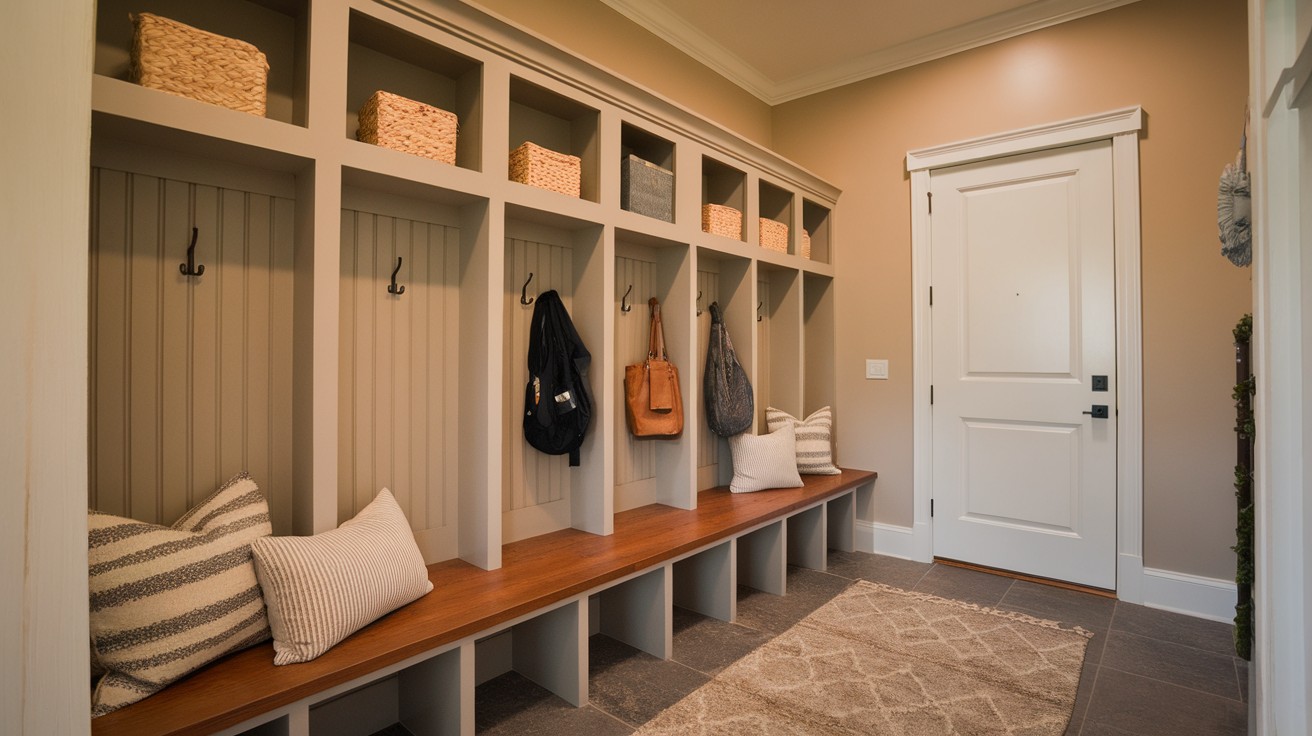 Mudroom Bench Area