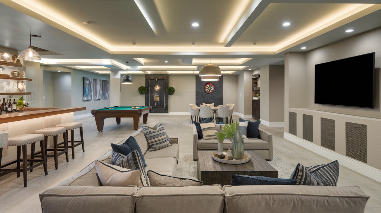 Multi-Zone Entertainment Bar