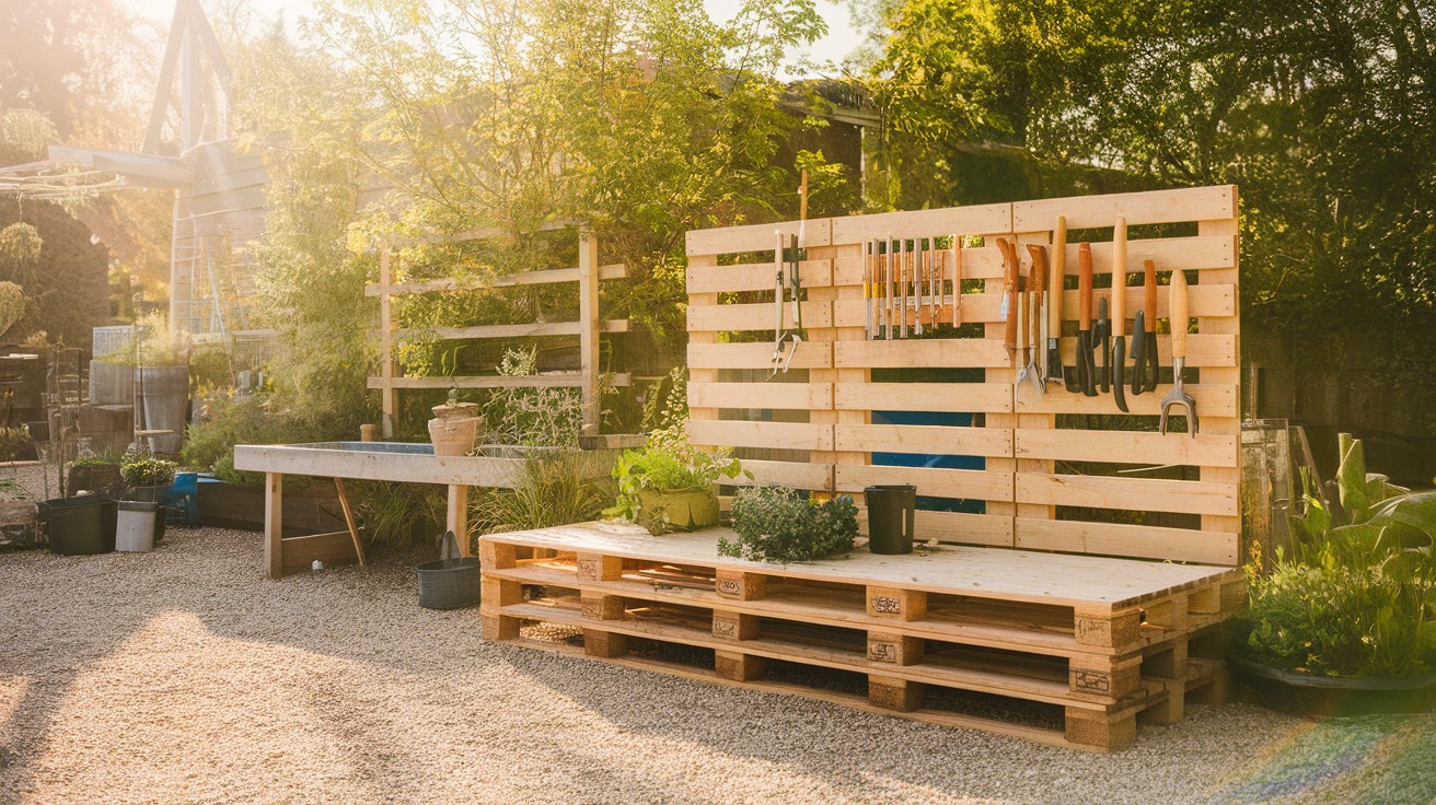 Open-Air Pallet Tool Station