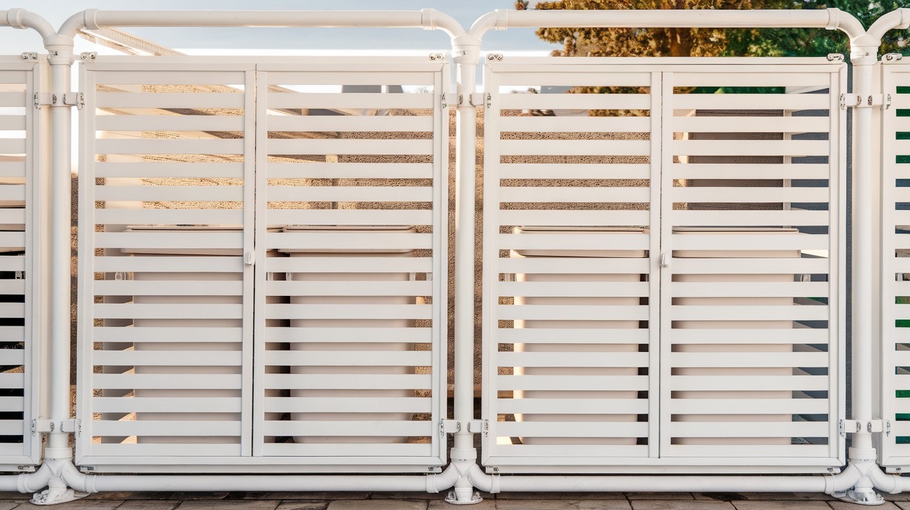 PVC Pipe Privacy Fence