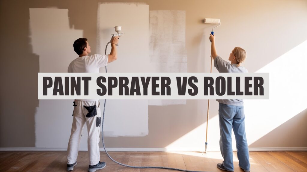 Paint Sprayer vs Roller