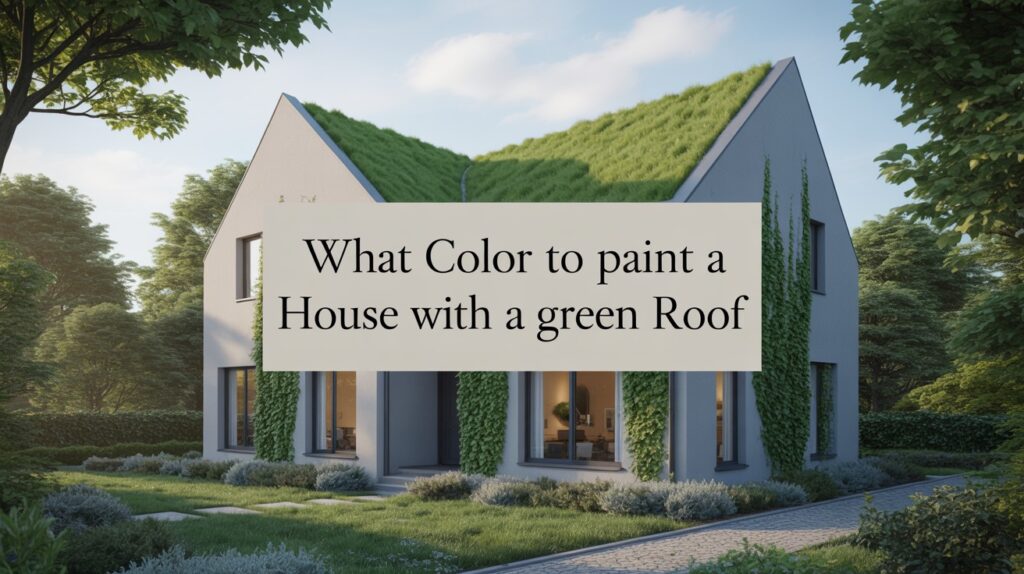 Paint a House with a Green Roof