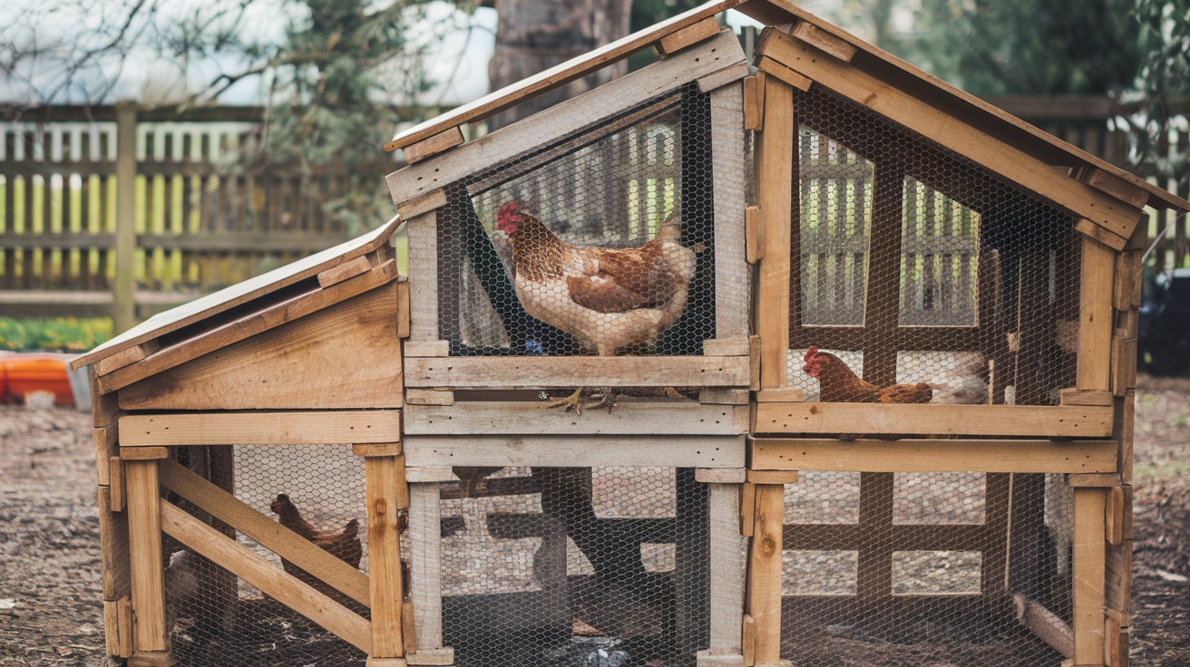 Pallet Coop with Attached