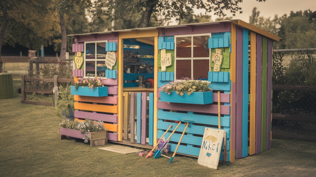 Pallet Playhouse Shed