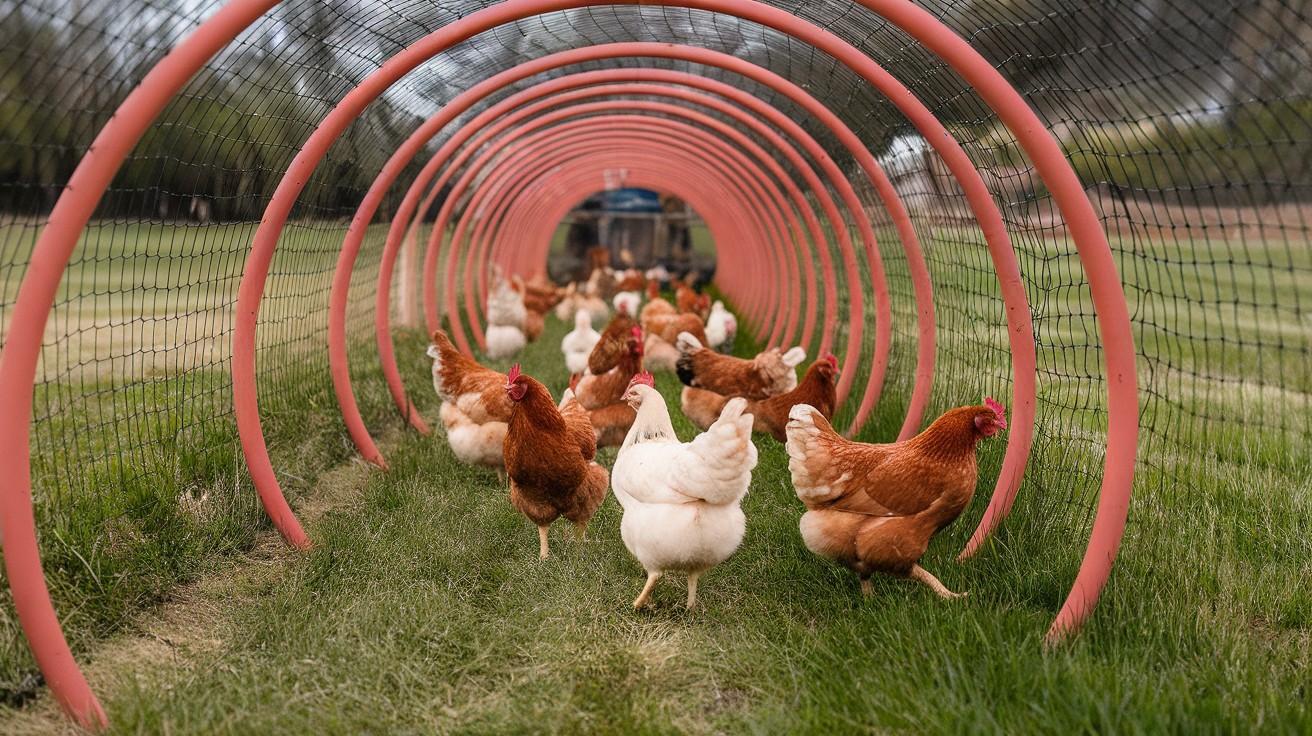 Portable Chicken Tunnels