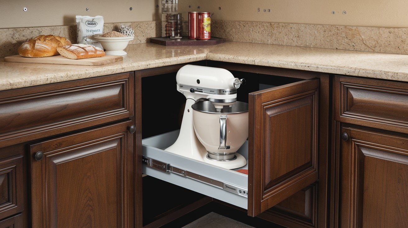 Pull-Out Stand Mixer Drawer
