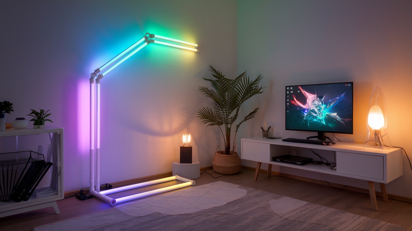 RGB Corner Floor Lamp