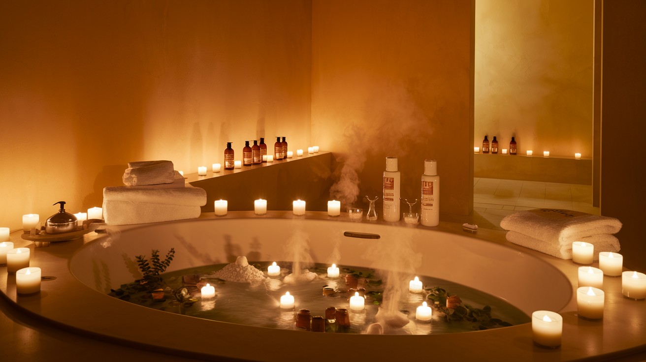 Relax in a Bath or Shower