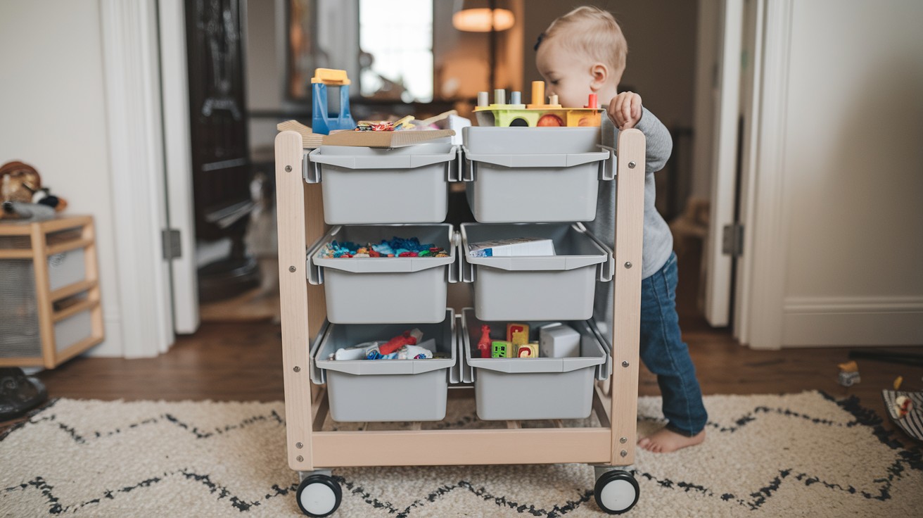 Rolling Toy Carts