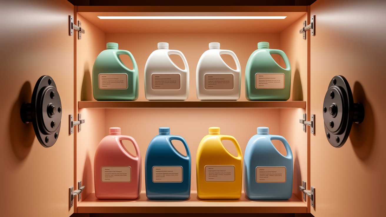 Safely Store Cleaning Chemicals