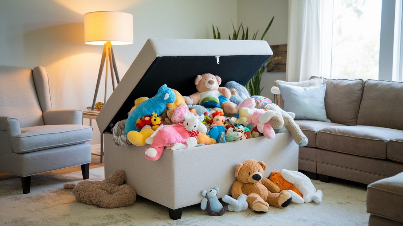 Storage Ottomans for Plush Toys