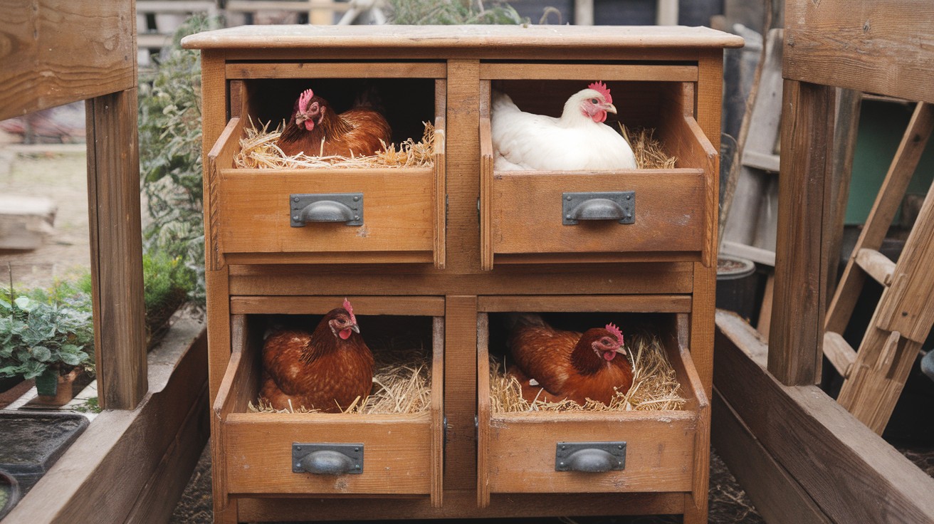 Turn a Dresser into a Nesting Box Setup