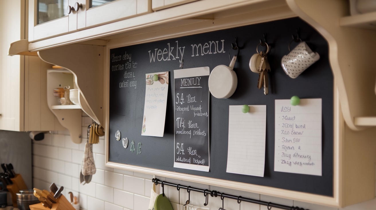 Turn the End Into a Chalkboard or Pinboard
