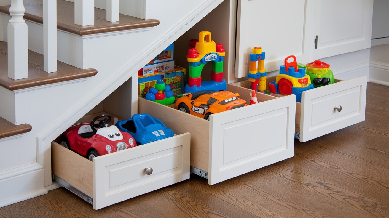 Under-Stair Storage Drawers