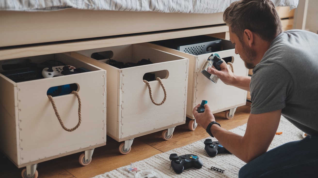 Underbed Rolling Crates