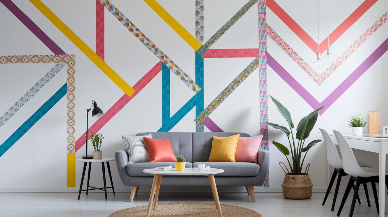 Washi Tape Wall Art