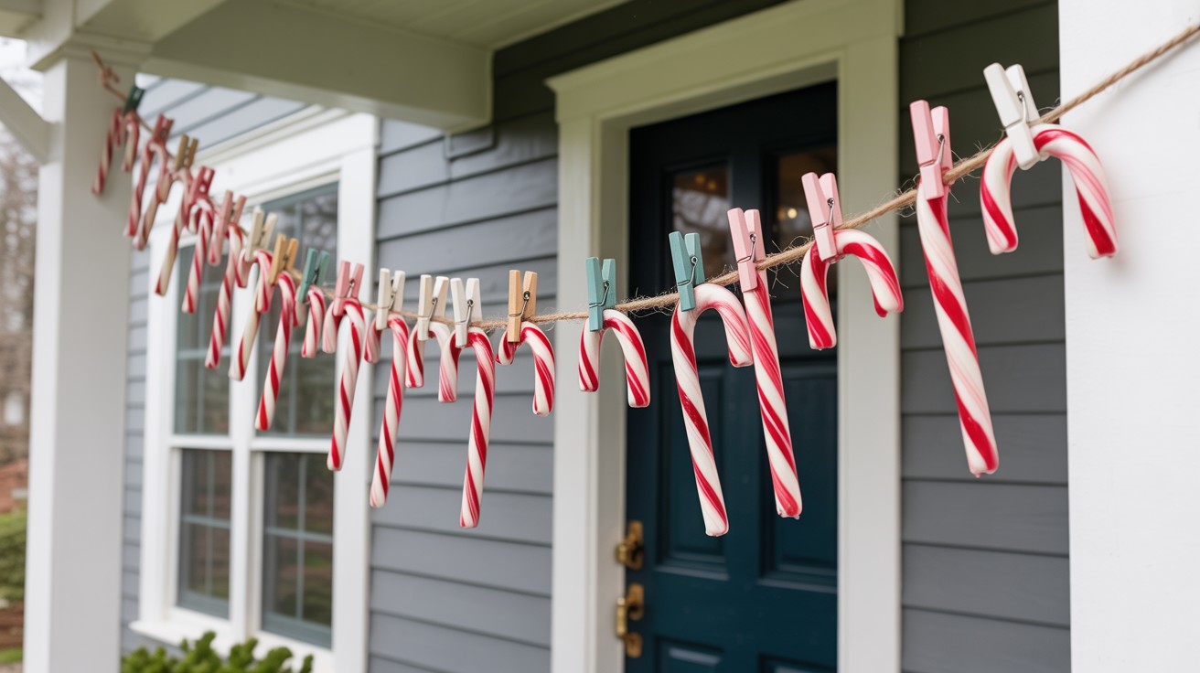 Candy Cane Garland
