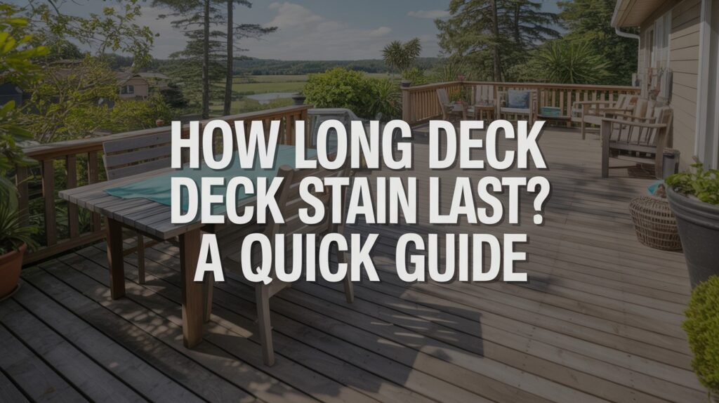 How Long Does Deck Stain Last
