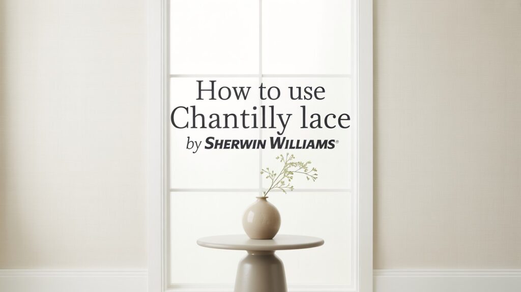 How to Use Chantilly Lace by Sherwin Williams